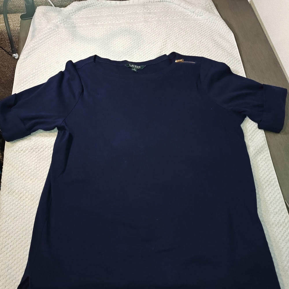 Ralph Lauren's Woman 1X Blouse , Dark Blue